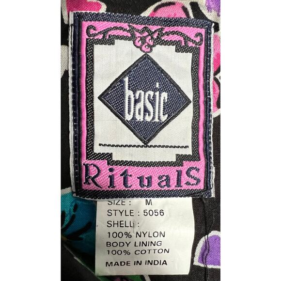 Vintage Basic Rituals Women's Purple Windbreaker/Jacket Cinched Waist Size M - Picture 8 of 10